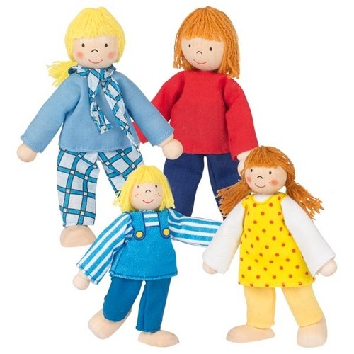 Biegepuppen junge familie - biegepuppen,