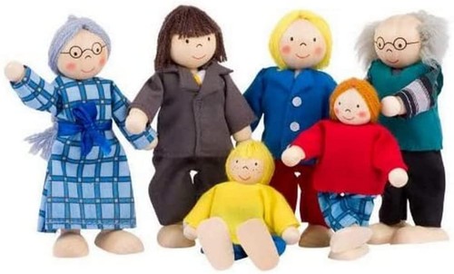 Goki biegepuppen city familie - city,