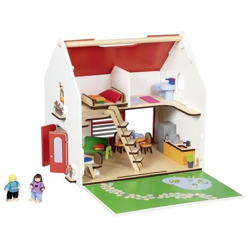 Goki tragbares puppenhaus eco - goki,