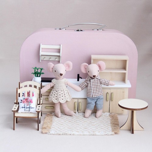 Mini puppenhaus spielset - mini-puppenhaus-spielset, im