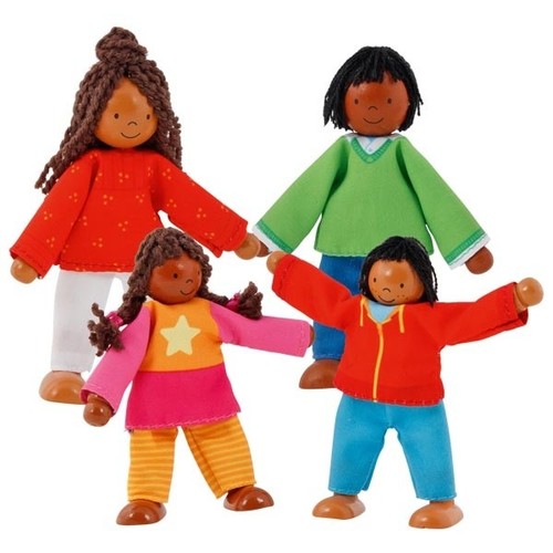 Biegepuppen moderne familie - biegepuppen, 2